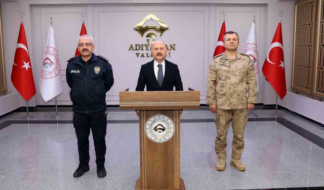 Adıyaman’da güvenlik ve asayiş toplantısı yapıldı