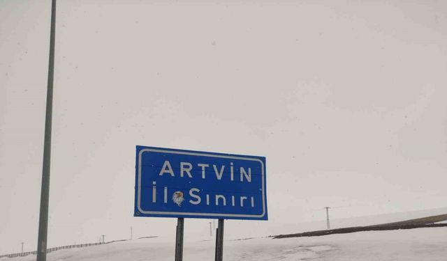 Ardahan’ın yüksek kesimlerinde kar yağışı etkili oluyor
