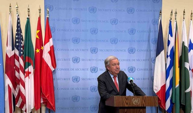 BM Genel Sekreteri Guterres’ten Türkiye’ye dayanışma mesajı