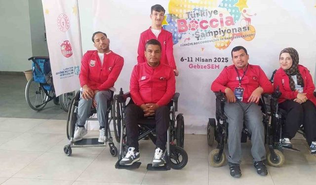 Boccia Türkiye Şampiyonası’nda Şanlıurfa rüzgarı esti