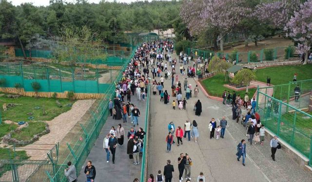 Gaziantep Doğal Yaşam Parkı’nı yılbaşından bu yana 2 buçuk milyon kişi gezdi