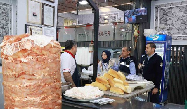 Haliliye’de dönercilere denetim