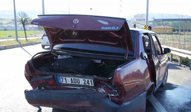 Kırıkkale’de zincirleme kaza: 4 yaralı