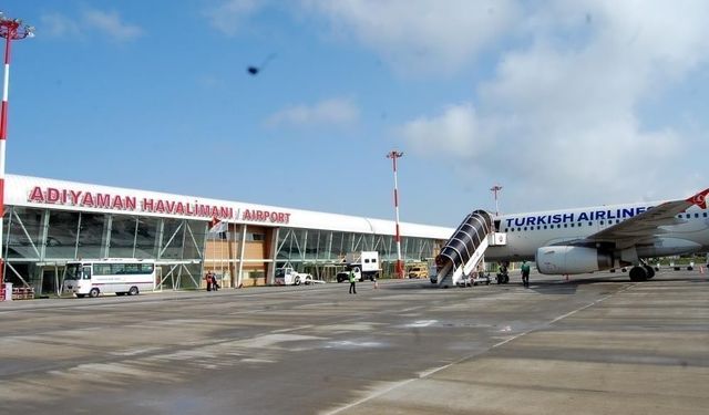 Mart ayında Adıyaman Havalimanı’ndan 28 bin 352 yolcu uçtu