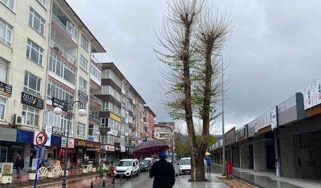 Meteorolojinin uyardığı Çankırı’da sağanak yağış etkili oldu