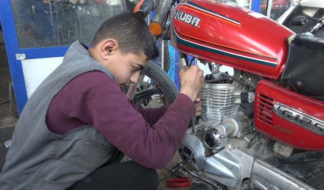 Motosiklet tutkusu meslekle buluştu