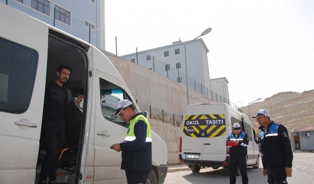 Şanlıurfa’da okul servisleri denetlendi