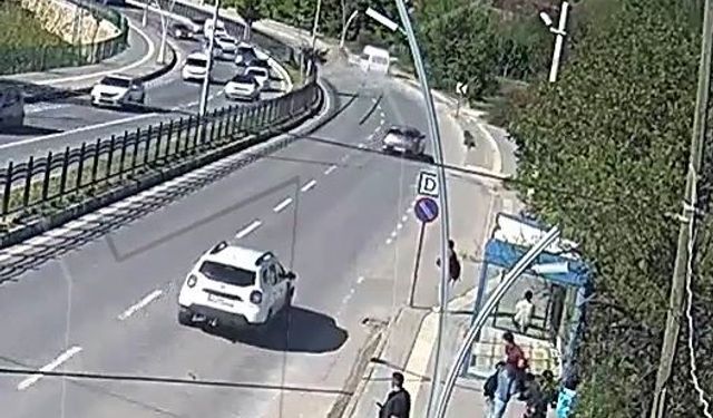 Tunceli’deki kaza anı güvenlik kameralarına yansıdı