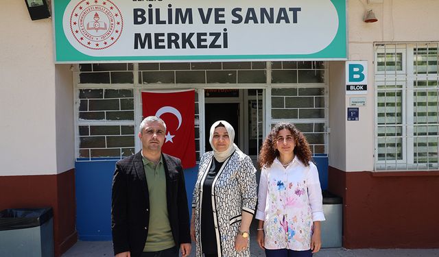 Elazığ Bilim ve Sanat Merkezi'nden 3’lü TUBİTAK zaferi