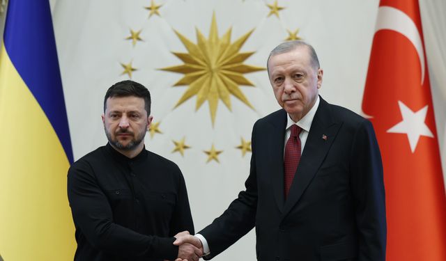 Erdoğan, Zelenskiy ile bir araya geldi