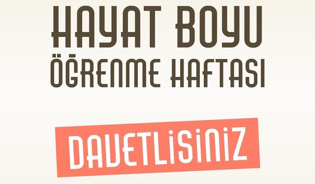 Mersin'de 'Hayat Boyu Öğrenme Haftası Festivali' başlıyor