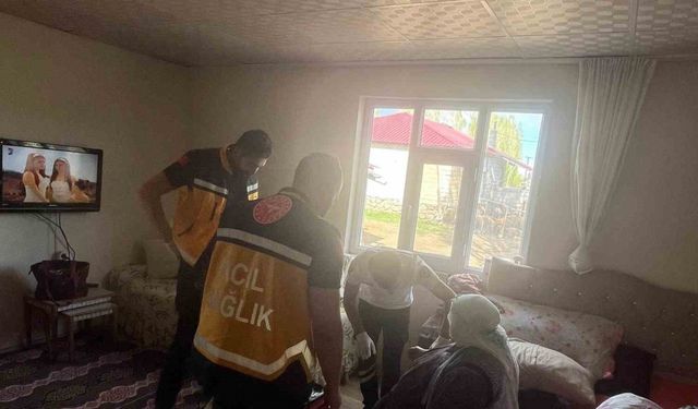 200 kilo ağırlığındaki kadın hastaneye nakledildi