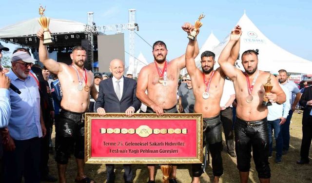 25. Sakarlı Hıdırellez Festivali’nde Başpehlivan Tanju Gemici oldu