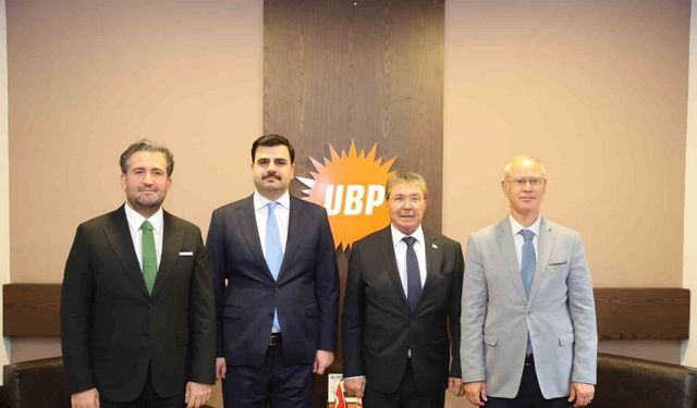 AK Parti Genel Sekreteri İnan, KKTC Cumhurbaşkanı Tatar’ı ziyaret etti