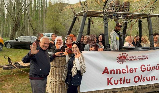 Anneler Günü’nde gökyüzüne uçtular