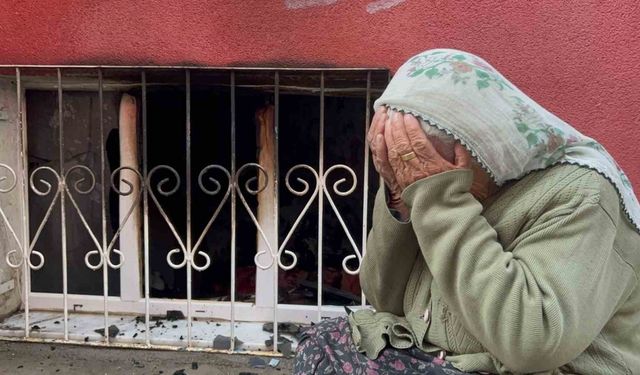 Ateşle oyun evi kullanılmaz hale getirdi