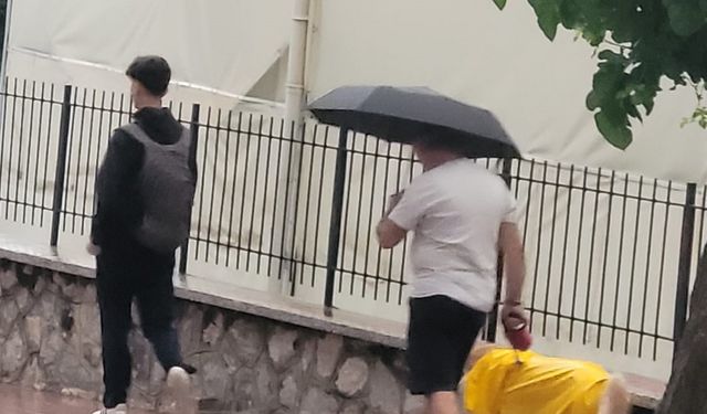 Aydın güne yağmurla uyandı