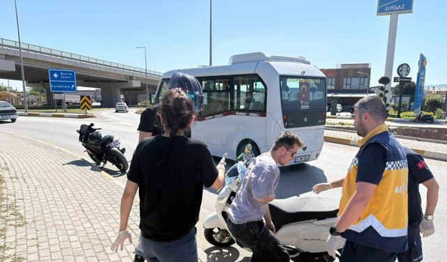 Bandırma’da motosiklet kazası: 1 kişi yaralandı