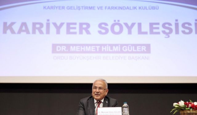 Başkan Güler, üniversite öğrencilerine seslendi: "Yapacağınız her işte önceliğiniz ülkeniz olsun"