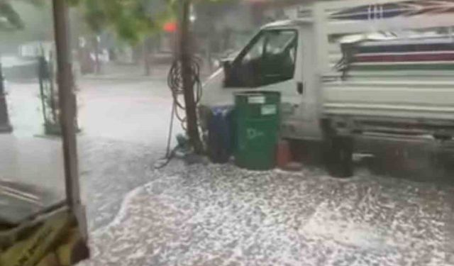 Batman’da dolu kenti beyaza bürüdü