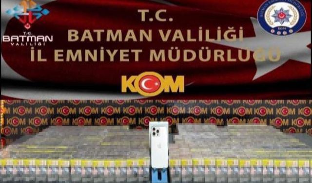 Batman’da kaçakçılık operasyonu: 3 gözaltı