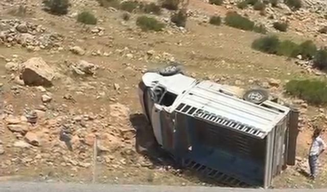 Batman’da kamyonet takla attı: 2 yaralı