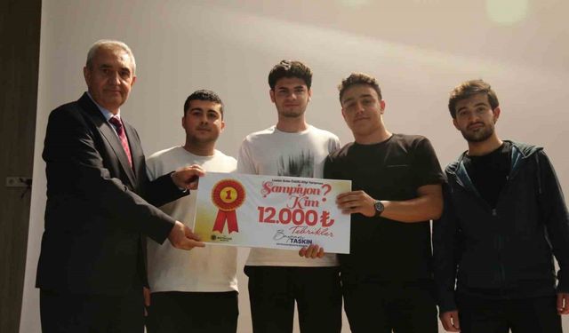 Battalgazi’de ‘’Şampiyon Kim?’’ yarışmasının birincisi belli oldu