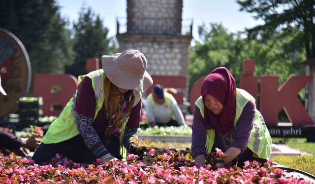 Bilecik’i süsleyen kadın çalışanlar