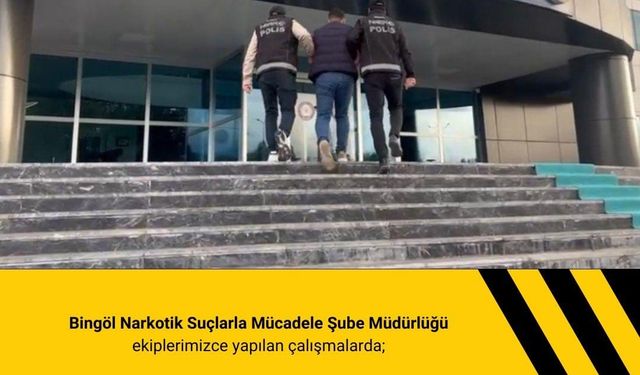 Bingöl’de 7 yıl kesinleşmiş hapis cezası bulunan zanlı yakalandı