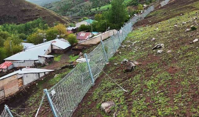 Bingöl’de kaya tehlikesine karşı önlem