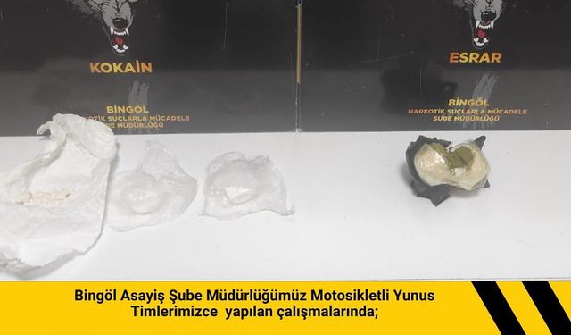 Bingöl’de uyuşturucu operasyonu