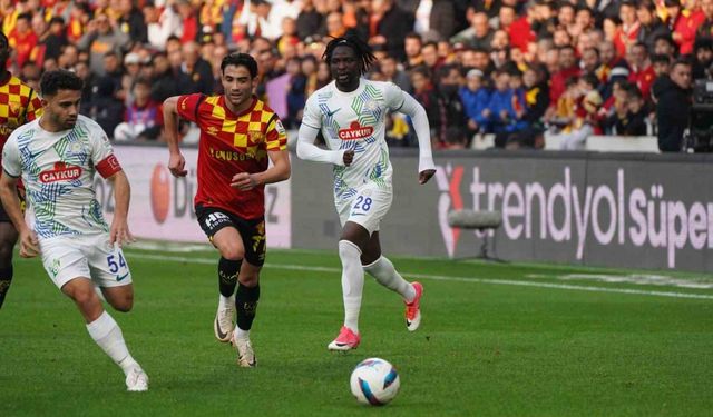 Çaykur Rizespor ile Göztepe 14. randevuda