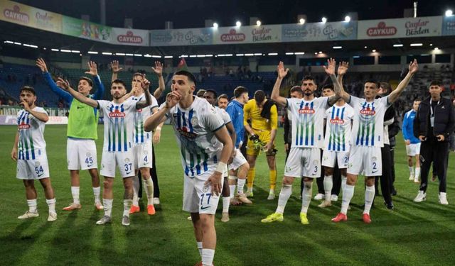 Çaykur Rizespor ligde kalmayı garantiledi