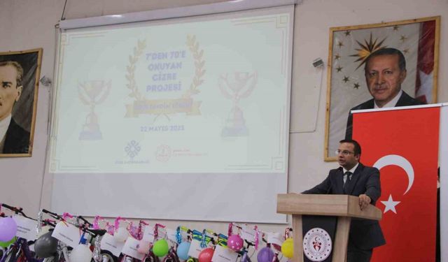 Cizre’de "7’den 70’e Okuyan Cizre" kitap okuma yarışması ödülleri sahiplerini buldu