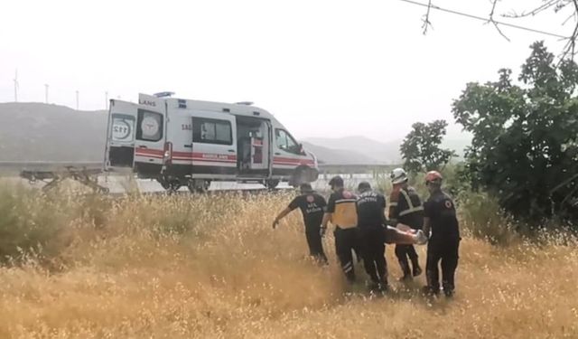 Didim’de araç takla attı: 1 yaralı