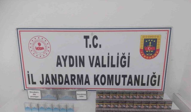 Didim’de bandrolsüz sigara ele geçirildi