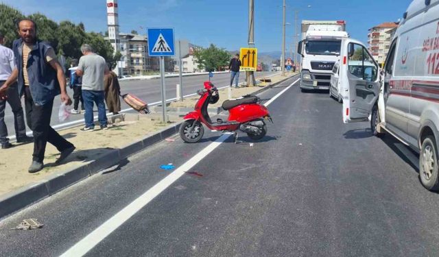 Feci kazada ağır yaralanan motosiklet sürücüsü öldü