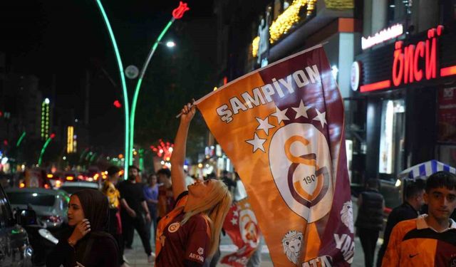 Galatasaray’ın şampiyonluğu Muş’ta coşkuyla kutlandı