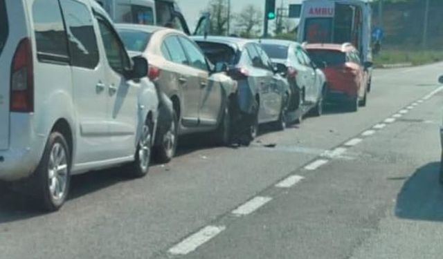 Giresun’da zincirleme trafik Kazası: 2 yaralı