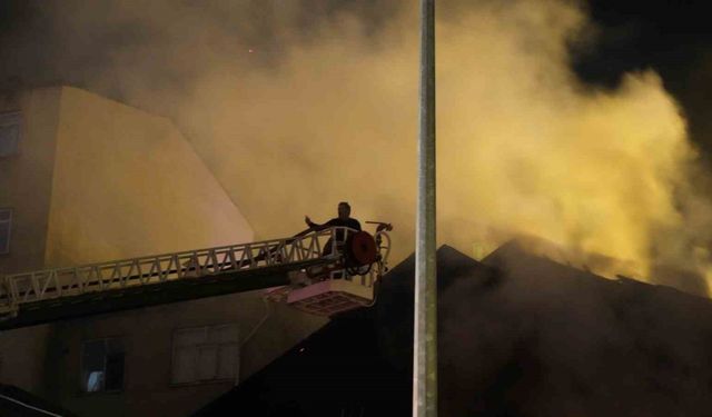Gümüşhane’de müstakil evde çıkan yangın, yanındaki eve de sıçradı