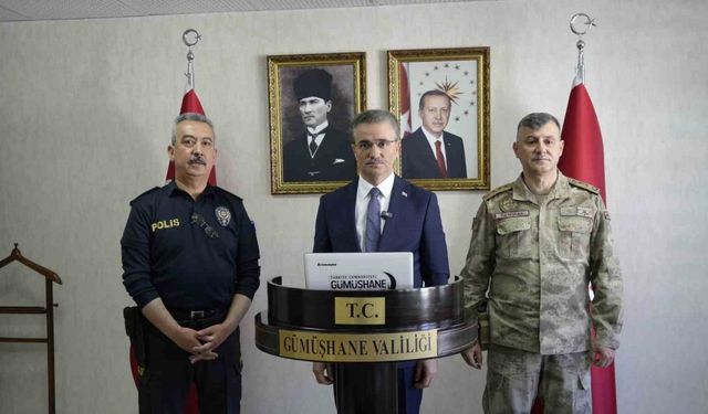 Gümüşhane’de Nisan ayı asayiş bilgilendirme toplantısı gerçekleştirildi