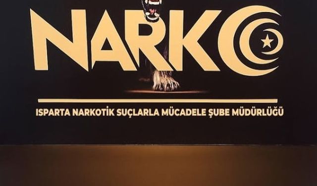Isparta’da uyuşturucu operasyonu: 1 gözaltı