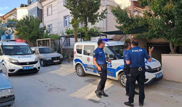 Karaman’da öfkeli koca evin çatısını ateşe verdi