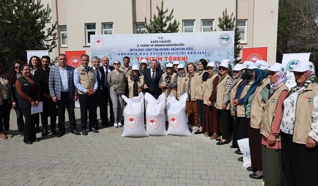 Kars’ta Organik Kaz Yetiştiriciliği Projesi başlatıldı