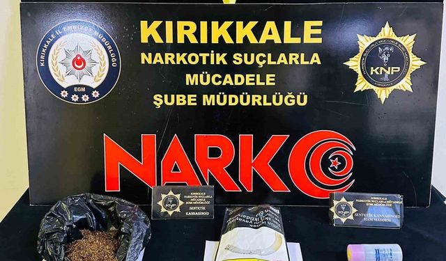 Kırıkkale’de uyuşturucu operasyonu: 2 tutuklama