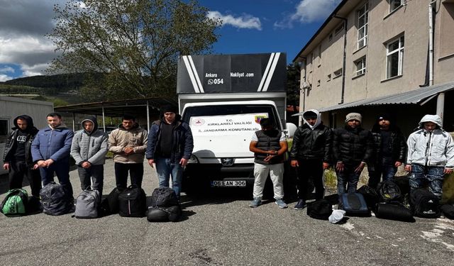 Kırklareli’nde 188 kaçak göçmen yakalandı