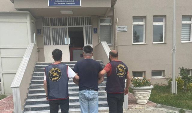 Kırklareli’nde 5 ayrı suçtan 23 yıl 11 ay hapis cezası ile aranan hükümlü yakalandı