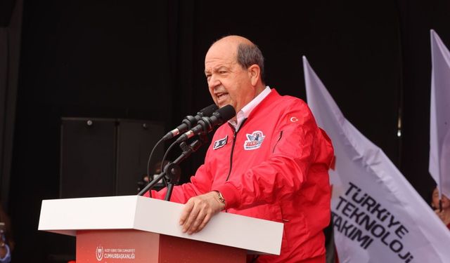 KKTC Cumhurbaşkanı Tatar: "Türkiye’nin gücüyle, milli savunma sanayisinin başarılarıyla buradaki milli egemenliğimizi bir kez daha hep birlikte haykırabiliyoruz"
