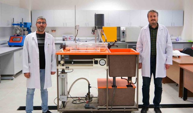 ’Kum-Su Jeti Aşınma Deney Cihazı’ ulusal patent tescilini aldı
