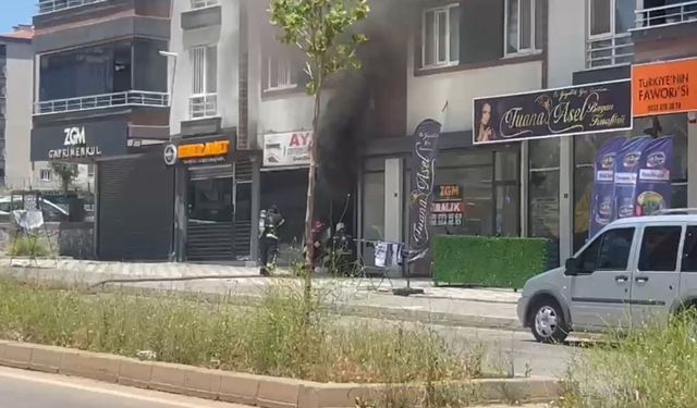 Marangoz dükkanında çıkan yangın korkuttu